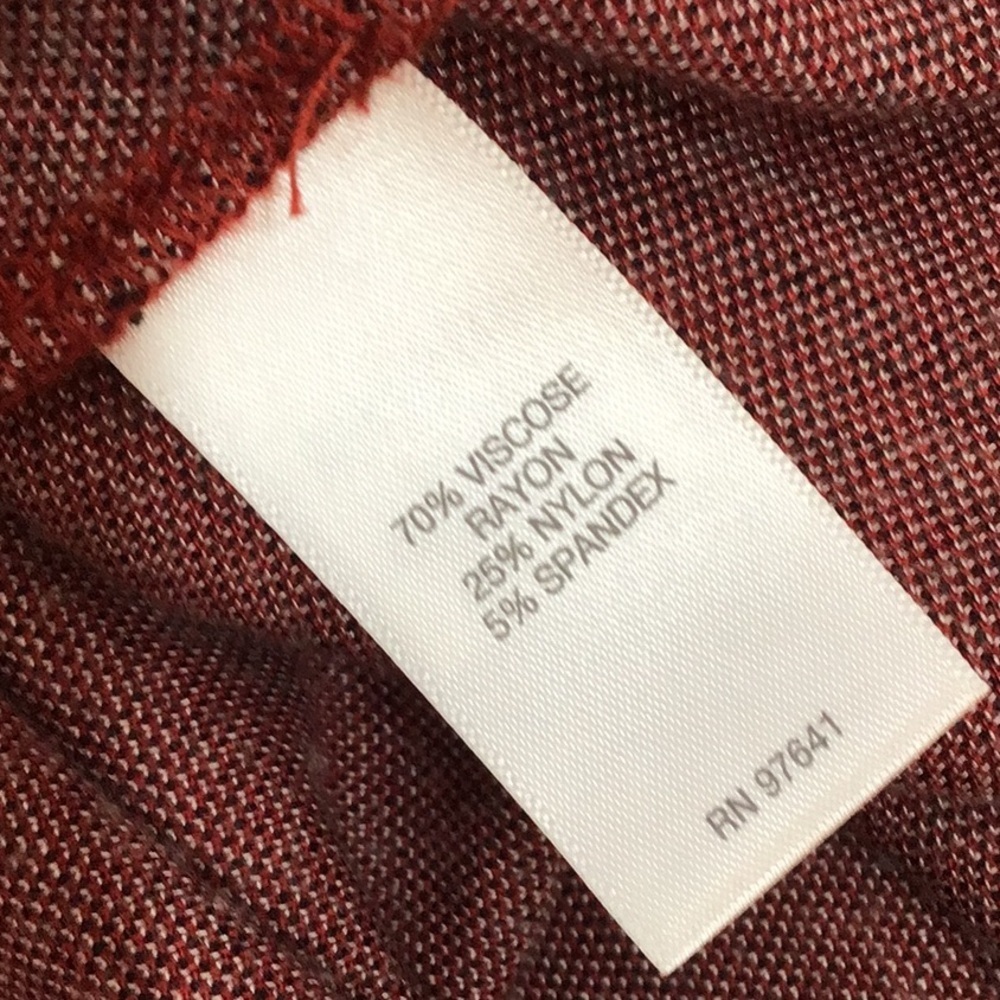 J. Jill ponte knit red windowpane shift dress S tall - Picture 8 of 10